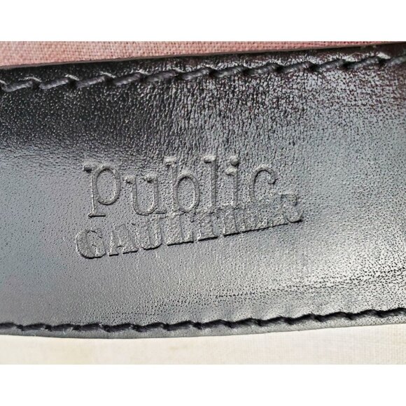Public Gaultier Jean Paul Gaultier Vintage 80s / 90s Black Leather Belt Snaps - Picture 4 of 9
